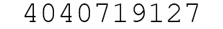 Number 4040719127.