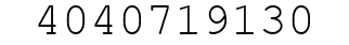 Number 4040719130.