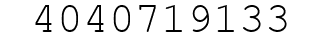 Number 4040719133.