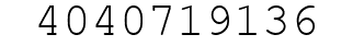 Number 4040719136.