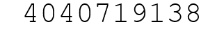 Number 4040719138.