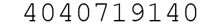 Number 4040719140.