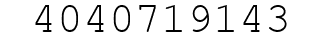 Number 4040719143.