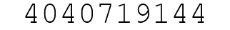 Number 4040719144.