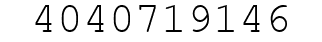 Number 4040719146.