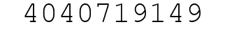 Number 4040719149.