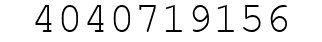 Number 4040719156.