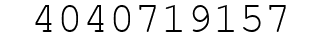 Number 4040719157.