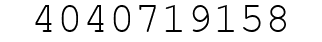 Number 4040719158.
