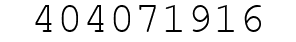 Number 404071916.