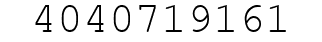 Number 4040719161.