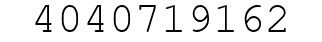 Number 4040719162.
