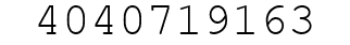 Number 4040719163.