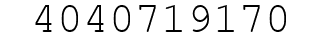 Number 4040719170.