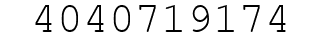 Number 4040719174.