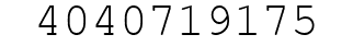 Number 4040719175.