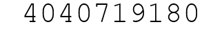Number 4040719180.