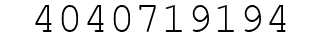 Number 4040719194.