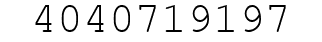 Number 4040719197.