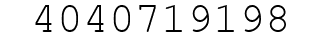 Number 4040719198.