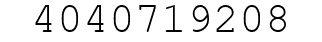 Number 4040719208.