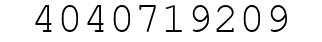 Number 4040719209.