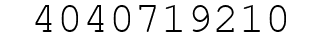 Number 4040719210.