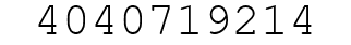 Number 4040719214.