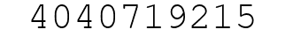 Number 4040719215.