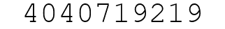 Number 4040719219.