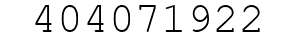 Number 404071922.