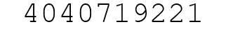 Number 4040719221.