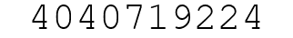 Number 4040719224.