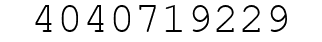 Number 4040719229.