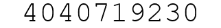 Number 4040719230.