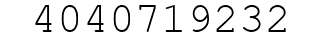 Number 4040719232.