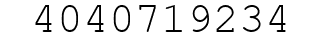 Number 4040719234.