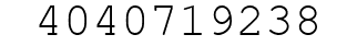 Number 4040719238.