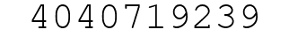 Number 4040719239.