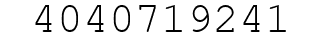 Number 4040719241.