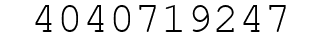 Number 4040719247.