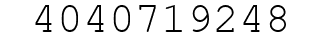 Number 4040719248.