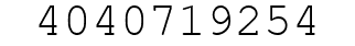 Number 4040719254.