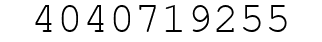 Number 4040719255.