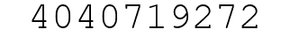 Number 4040719272.