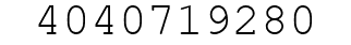 Number 4040719280.