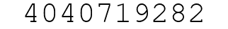 Number 4040719282.
