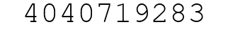 Number 4040719283.