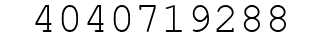 Number 4040719288.