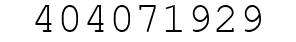 Number 404071929.